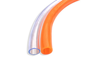 Tuyau flexible transparent en PVC pour le fluide 