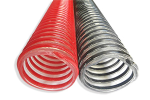 PVC & PU with Single Fiber Reinforced Suction Hose